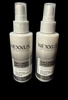 Nexxus Prep & Protect Leave-In Spray 4.1 fl oz Hyaluronic Acid Set Lot of 2 New!